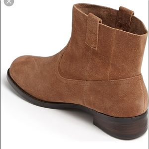 Report ‘Roland’ camel suede booties sz 7.5 worn 2x